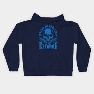 Extreme Custom Motorcycles American Retro Kids Hoodie